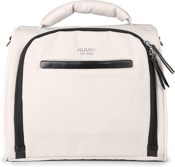 JuJuBe x Witney Carson - New Insulated Bottle Bag, Breastmilk Storage Bag for Baby Bottles, Waterproof Travel Lunch Bag or Cooler Bag for Nursing, Milk, Food, Snacks, Cloud, Mothers Day Gift