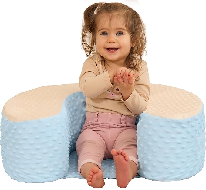 Baby Sit Up Pillow | Baby Pillow for Sitting Up | Comfortable Infant Seat for Early Sitting & Playtime | Soft & Stable Seat with Ring | Suitable from 4 Months