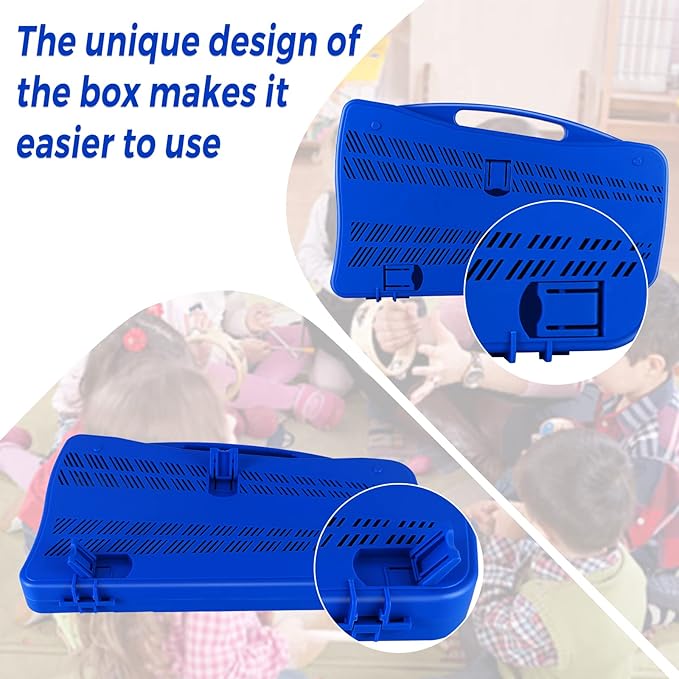 EASTROCK Glockenspiel Xylophone for Kids, Professional Music Teaching, Gifts (Blue)