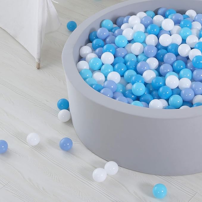 GOGOSO Plastic Balls Play Pit Balls for Baby Kid Ball Play Pit Play Yard, Baby Fance, Playpen, Playtent with 3 Colors,2.17inches