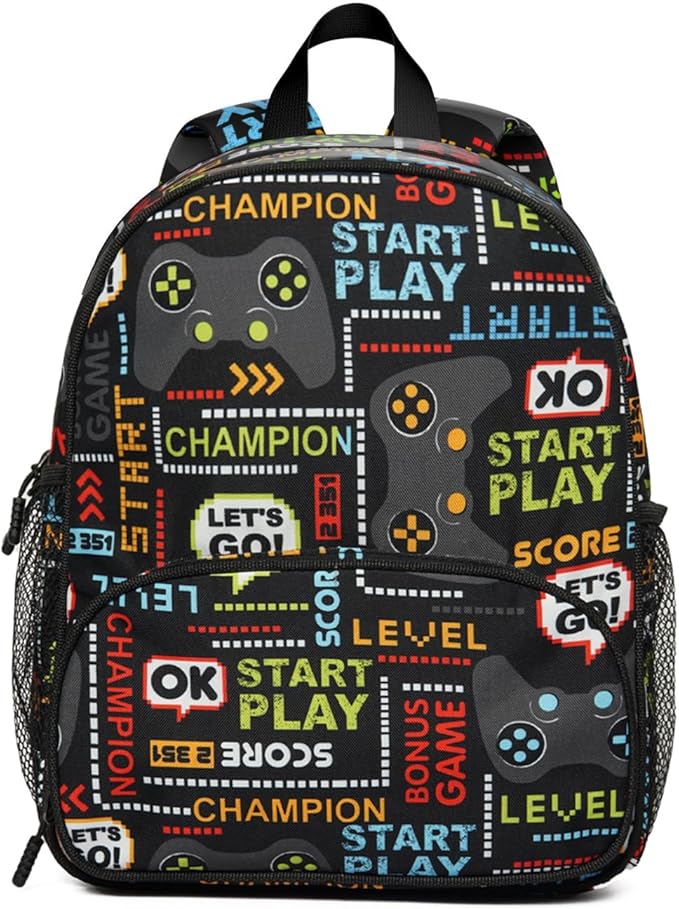 Toddler Backpack for Boys 3-8: Preschool Kindergarten Backpack - Cute Kids Backpacks for Boys-Game