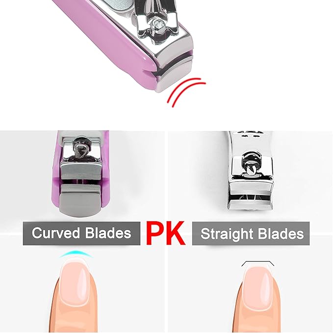 PAFASON Baby Safety Nail Clipper Cutter Trimmer with Nail Catcher and Baby Glass Nail File, Czech Float Glass, Stainless Steel Ideal Gift for Young Children Infant, Newborns Toddlers