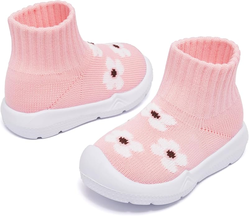MORENDL Toddler Sock Shoes Baby Walking Shoes Infant Slippers Boys & Girls Non-Slip Sneakers