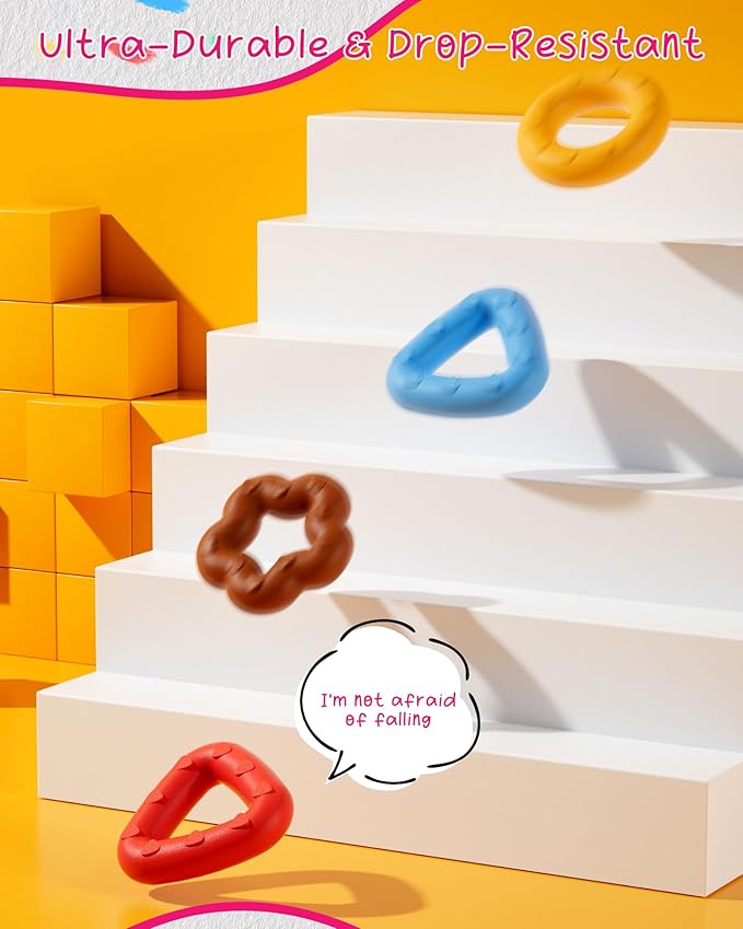 NewFamily Jumbo Crayons for Toddlers – Easy-Grip Unbreakable Non-Toxic Enlighten Sensory Toys | OT & Autism Therapy | Gift-Ready Set for Kids