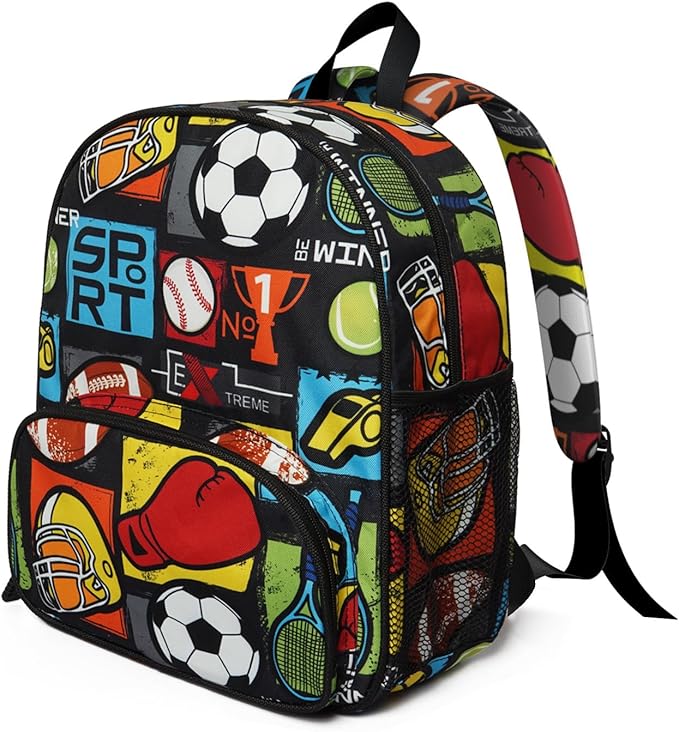 Toddler Backpack for Boys 3-8: Preschool Kindergarten Backpack - Cute Kids Backpacks for Boys-Sport