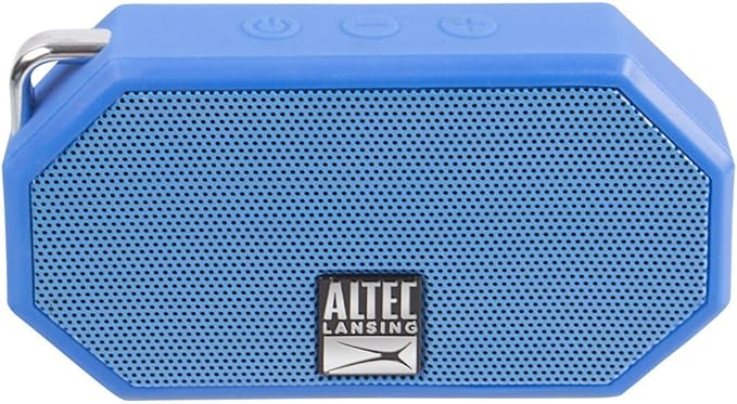 Altec Lansing Mini H2O - Waterproof Bluetooth Speaker, IP67 Certified & Floats in Water, Compact & Portable Speaker for Hiking, Camping, Pool, and Beach