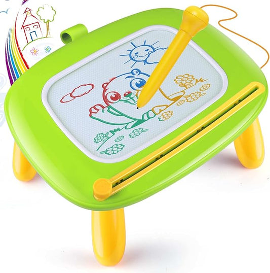 Smasiagon Toddler Girl Boy Toys,Magnetic Drawing Board for Toddlers 1-3,Early Learning Doodle Board Writing Painting Sketch Pad, Birthday Easter Valentines Day Gifts for Kids 1 2 3 Year Old (Green)