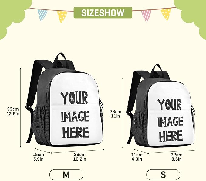 Toddler Backpack - Waterproof Mini Backpack for Boys/Girls, Cute Small Kindergarten Preschool Bag, 13 Inch