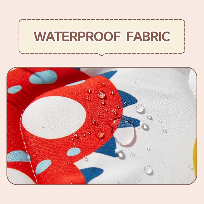 Baby Play Mat - Thicken 71x59 Inch Soft Foam Crawling Mat for Playpen & Floor, Non-Slip Waterproof Playmats for Infants & Toddlers, Portable Foldable & Machine Washable, Dinosaur & Letters