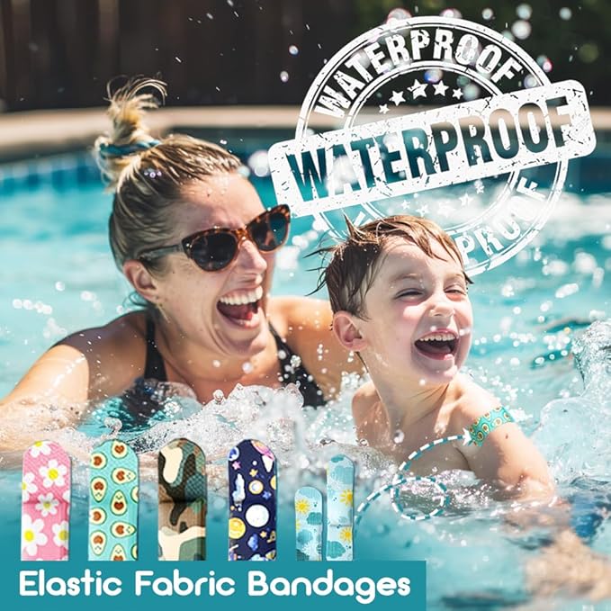 EVERLIT Mini Rescue Pack | 105 Medical Essentials Organized in Portable Storage Bag | Pocket Size Kids First Aid Kit with D Ring | Small Family-Friendly Travel Medical Kit (Original)