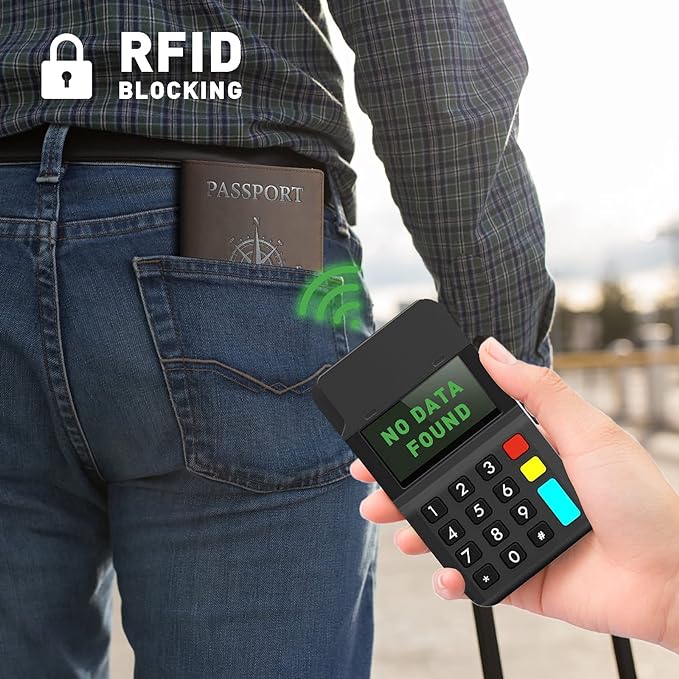 Polare Luxury RFID Blocking Leather Passport Holder Travel Wallet For Men and Women (Dark Brown Compass)