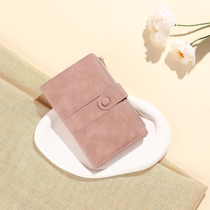 Passport Holder for Travel Rfid Passport Wallet for Women Men with Zipper Pocket Pen Sim Card Holders Slim Travel Accessories