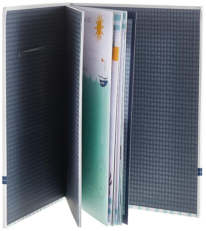 C.R. Gibson First 5 Years Memory Book, by Carters, Record Memories and Milestones on 64 Beautifully Illustrated Pages - Under The Sea