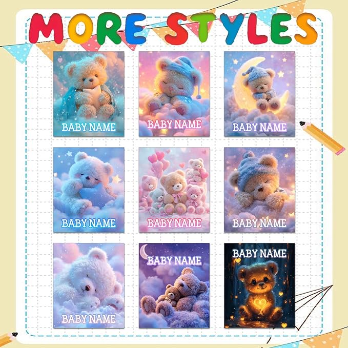 Ship Next Day, Personalized Baby Blanket – Printed in USA, Custom Baby Blanket for Boys & Girls, Baby Blanket with Name, Baby Shower, Easter, Christmas, Birthday Newborn & Toddler Gifts, Baby Gifts