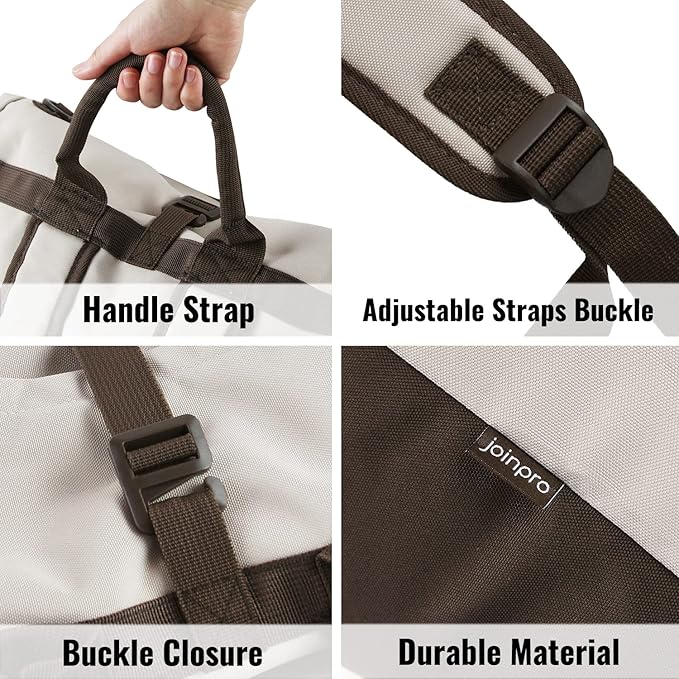 Laundry Bag Backpack, 125L Extra Large Travel Laundry Bags with Shoulder Straps, Adjustable & Extendable Design, Laundry Hamper Bag with 3 Pockets for Laundromat, College, Travel, Camping