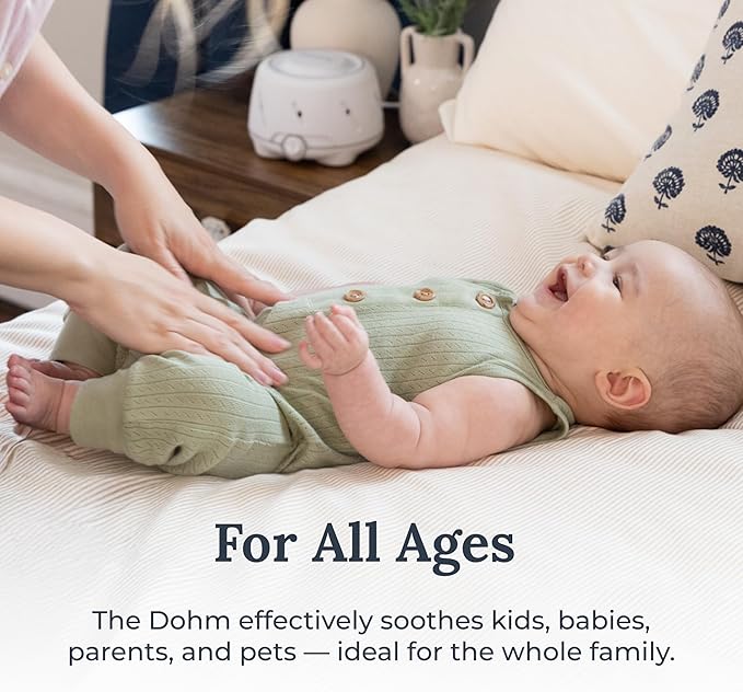 Yogasleep Dohm (Gray) The Original White Noise Machine, Relaxing Natural Sound from a Real Fan, Noise Cancelling for Office Privacy, Sleep Aid for Adults & Baby, Travel Size Pink Noise Machine