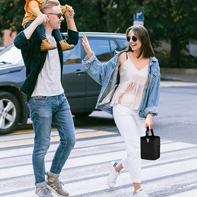 Accmor Breastmilk Cooler Bag, Baby Bottle Cooler Bags, Insulated Tote Bags On The Go, Fits 4 Large 8oz Bottles, for Nursing Mom Daycare Travel