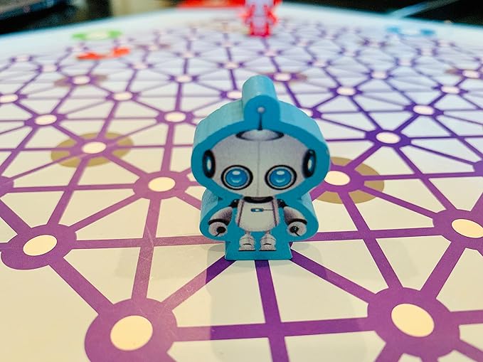 Game for AI Learners! NBC Featured: First Ever Board Game for Boys and Girls Age 6+. Teaches Artificial Intelligence and Computer Programming Through Fun Robot and Neural Adventure!
