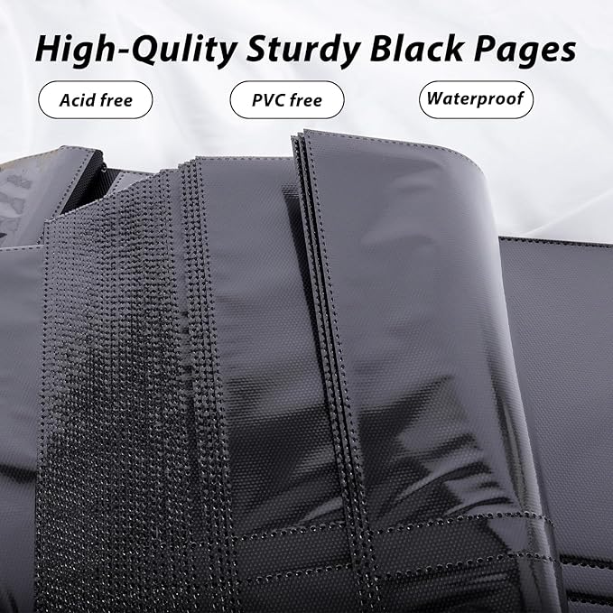 RECUTMS 600 Photos Photo Album 4x6, Large Capacity for Family Wedding Anniversary Baby Vacation Holds 600 Horizontal and Vertical Photos (Sky Blue)