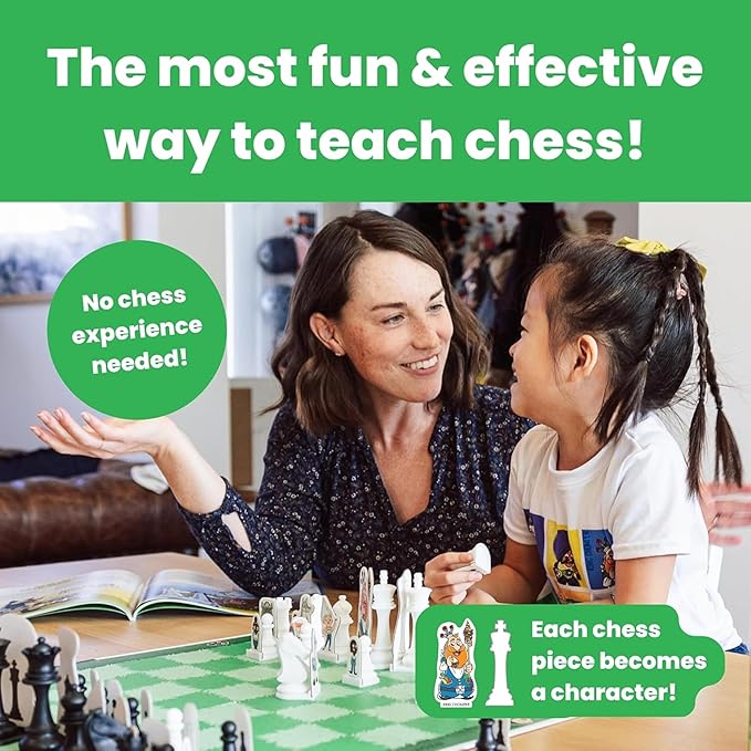 Chess Sets for Kids, Kids Chess Set, Chess Game Toddlers, Learning Games for Kids, Chess Sets for Boys & Girls