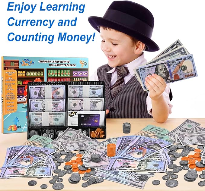 GOLDGE 333-Piece Math Set for Kids 3-8: Number Learning Toys Develop Early Math Skills, Preschool Games for Boys & Girls, Multicolored Educational Toy Kit (Second Edition-333PCS)