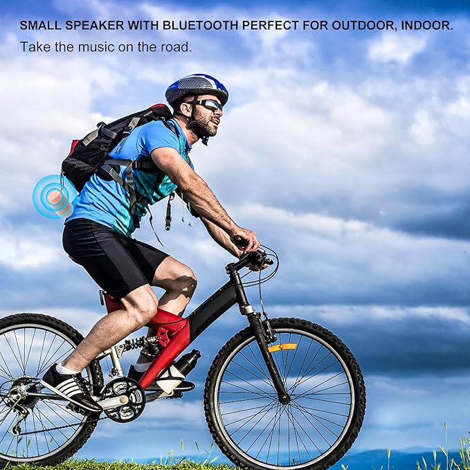 comiso Portable Bluetooth Speaker,Waterproof Speaker IP65,5.3 Bluetooth,360 HD Sound,TWS Stereo Pairing,Built in Mic, Support TF Card,Ideal Gift for Men/Women -Pink