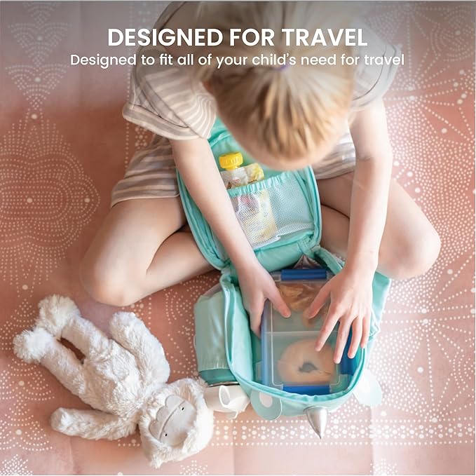 Toddler Backpack Leash - Baby Walking Harness & Anti-Lost Wrist Tether - Kids Backpack 5 Storage Pockets and 2 Adjustable Child Leashes for Kids 1, 2,3,4,5,6,7 Years Old - Ultra-Soft - Unicorn