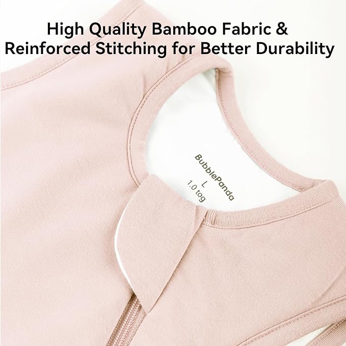 Rayon Made from Bamboo Sleep Sack 6-12 Months 1.0 Tog Ultra Soft Baby Wearable Blanket Toddler Sleeping Sack for Babies Unisex Girl Boy 2-Way Zipper Baby Sleeping Bag Breathable Lightweight Medium