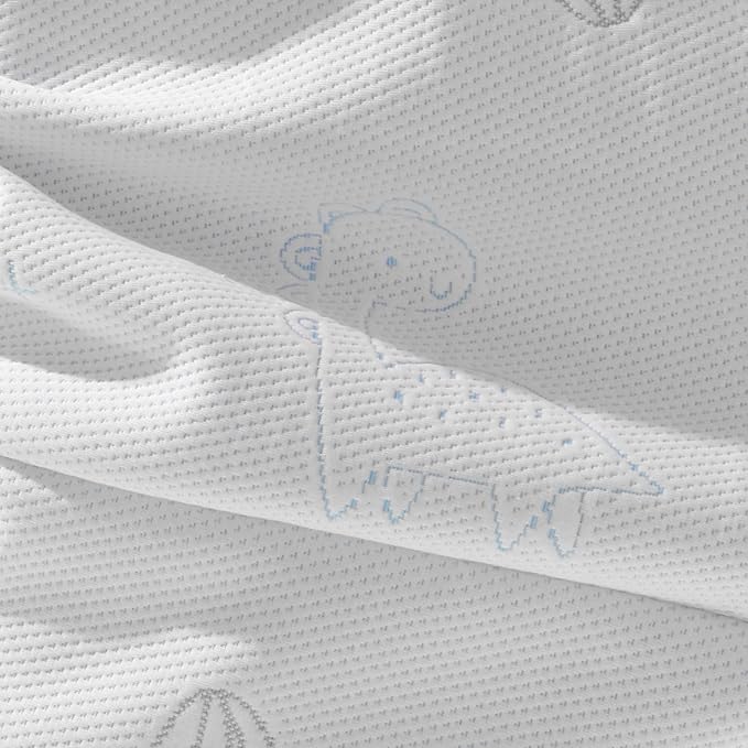 Trifold Play and Pack Mattress Portable Mini Cribe Matter Pad Waterproof Pack N Play Mattress for Baby and Toddler Breathable Dual Side Memory Foam Topper