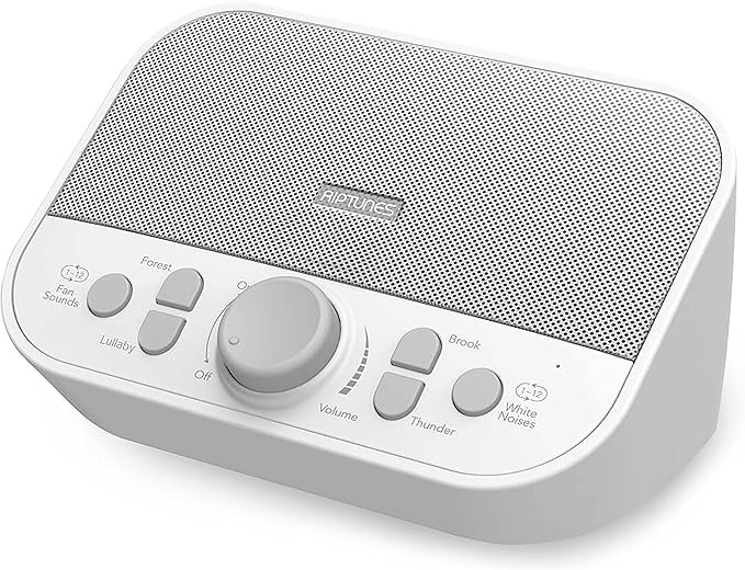 Riptunes White Noise Sound Machine w/ 28 Soothing Sounds, SM128 Enjoy Your Sleep with This Great Noise Machine