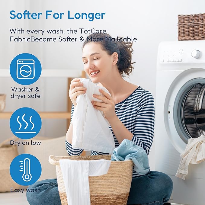 TotAha Sleep Sack 6-12 Months 3 Pack, Buttery Soft, Safe Wearable Blanket Baby Sleeping Bag with 2-Way Zipper for Girl Boy, 0.5 TOG