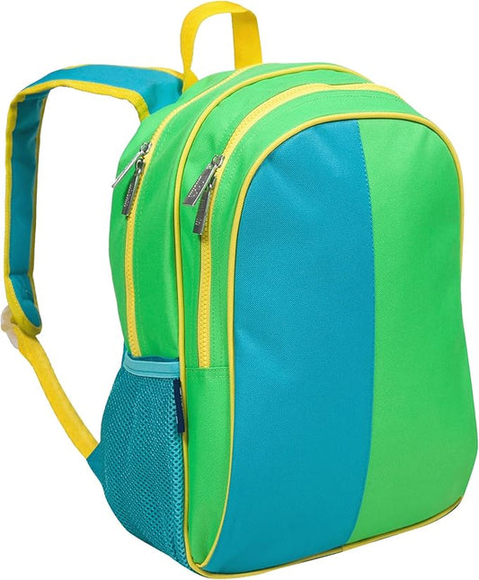 Wildkin 15-inch Kids Backpack – Durable, Padded, Adjustable for School & Travel - Monster Green