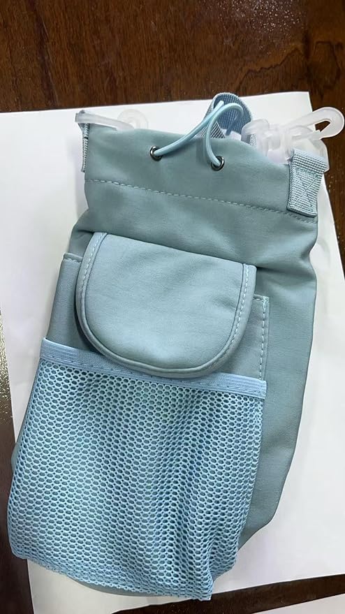 RRegeny【NEW STYLE Water Bottle Holder Crossbody Bag with Shoulder Strap, Leakproof Water Bottle Carrier for Hydro Flask16-40oz, Hands-Free Fitness Bag with Zipper Pockets for Hiking Travel Gym