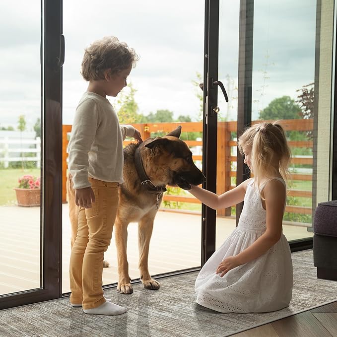 Runner Rug 2'6''x8' Kitchen Runner Rug: Modern Abstract Washable Area Rug with Non-Slip Backing, Thin Long Carpet Runner for Hallway, Bedroom, Laundry Room-Brown