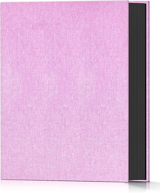 Popotop Photo Album 4x6 100 Pockets for Wedding Gifts,Linen Hardcover Picture Albums for Family Anniversary Baby Vacation Pictures