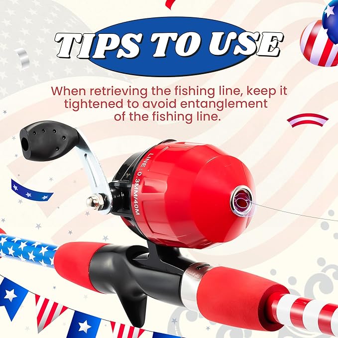 Kids Fishing Pole, Portable Telescopic Kids Fishing Poles for Boys and Girls, Fishing Rod and Reel Combo Kit with Tackle Box, and Fishing Net, Best Fishing Pole for Toddler Youth