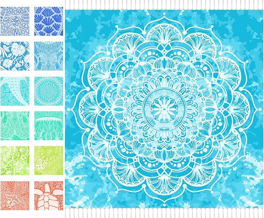 Oversized Turkish Beach Towel Blanket XXL Cotton Sandproof Towels Boho Woven Extra Large Big Sand Free Giant Throw Thick Blankets Huge Quilt XL Picnic Camping Necessities Cloud For Adult Gifts