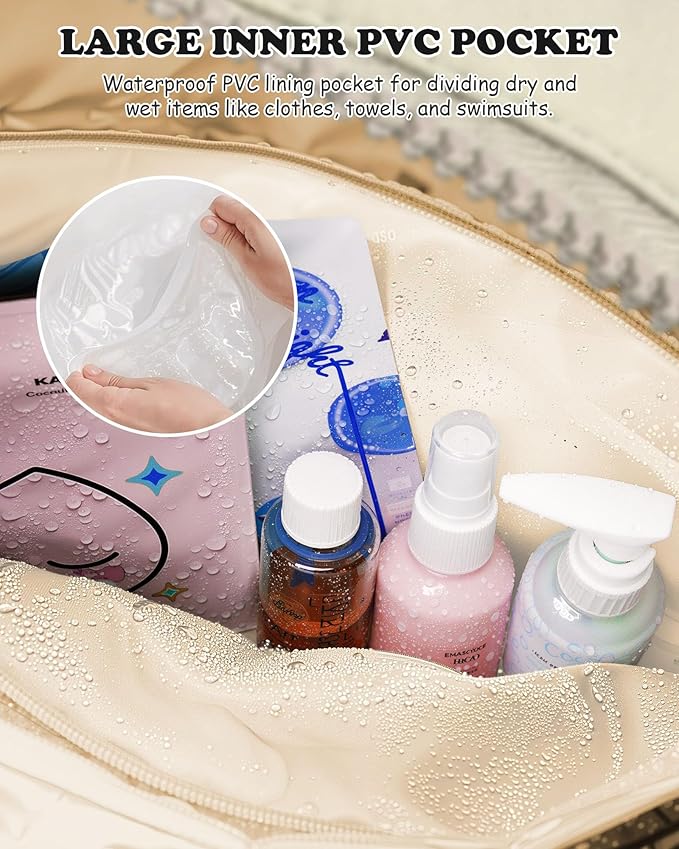 Duffle Bag for Travel Women, Travel Bags，Bridesmaid Gifts-Initial Overnight Bag with Wet Pocket，Lightweight Weekender Bags Personalized Gym Tote with Makeup Pouch