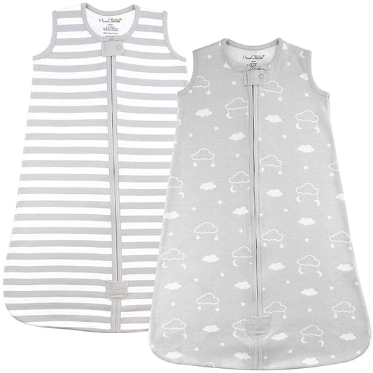 Mama Cheetah Baby Sleep Sack 0.5 TOG, Organic Cotton Baby Wearable Blanket with Two-Way Zipper, Swaddle Transition Baby Sleeping Bag for Newborn Infant Toddler Boy Girl, 24-48 Months