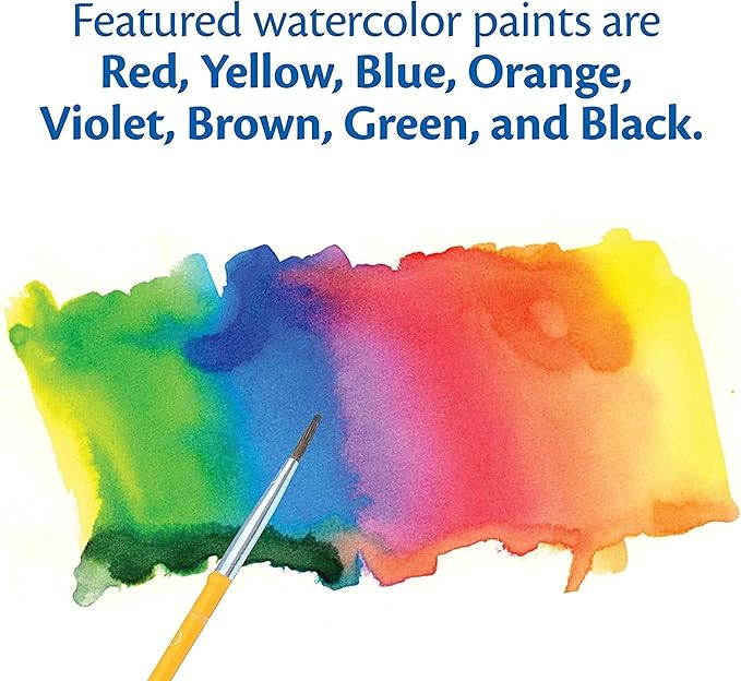 Crayola Washable Watercolor Paint Sets for Kids (12ct), Bulk Classroom Art Supplies for Preschool & Kindergarten, Classroom Learning Activities for Toddlers