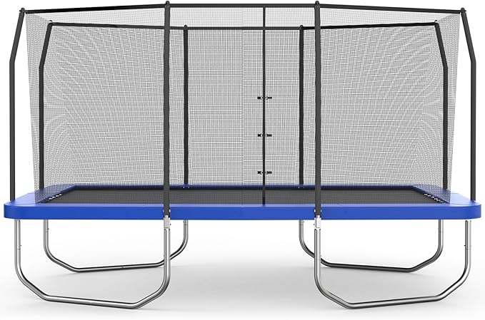 Skywalker Trampolines 9FT 14FT 15FT Trampoline with Enclosure, Spring Pad Cover, Heavy Duty Jump Mat, ASTM Approved Outdoor Trampoline for Kids & Teens