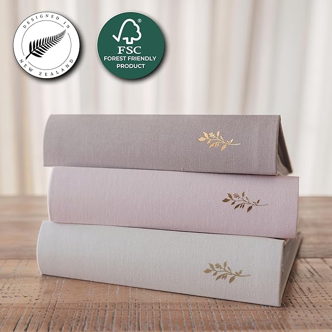 Elegant Linen Photo Album - 200 Acid-Free Pockets for 4x6 Pics - Perfect for Weddings & Gifts