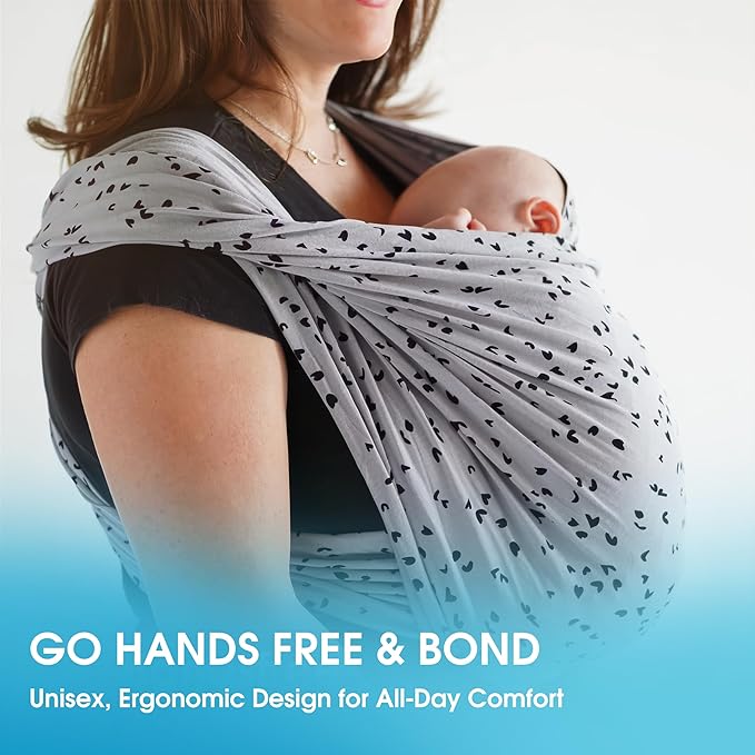 Small-Petite Original Baby K'tan Baby Carrier: #1 Easy Pre-Wrapped, Soft, Slip-On, No Rings, No Buckles | 5 in 1 Baby Sling Gift | Infant Wrap for Newborn to Toddler up to 35lb Women 2-4, Men up to 36