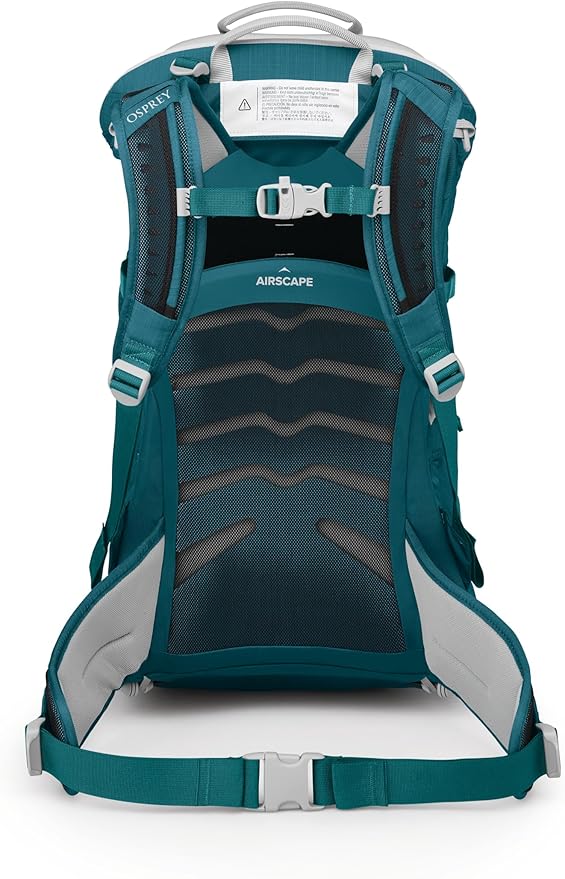 Osprey Poco SLT Lightweight Child Carrier Backpack - Slimmed-Down Hiking Carrier for Toddlers with Safety Harness, Sunshade, and Ventilated Backpanel - Lightweight Travel-Friendly Option