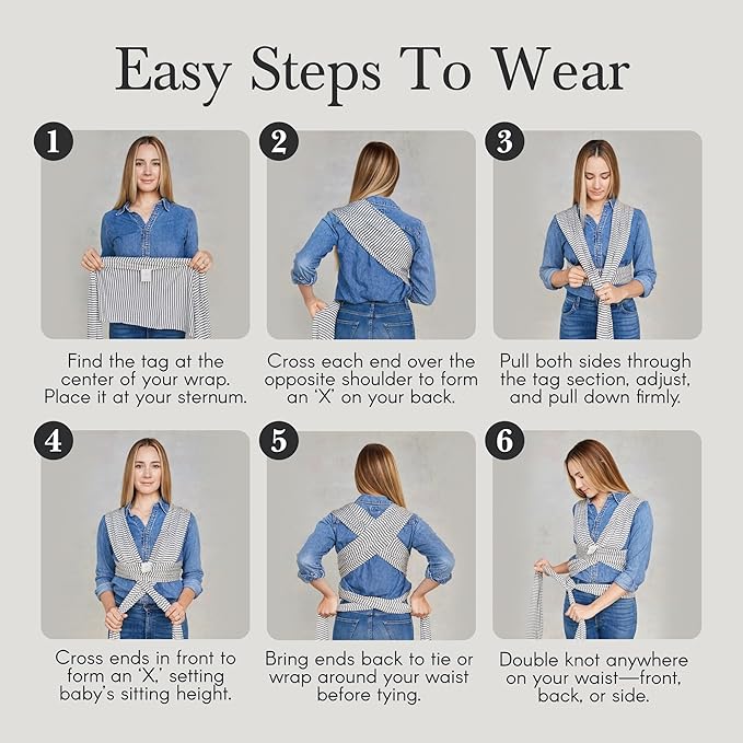 Solly Baby Wrap, Buttery-Soft Baby Carrier Newborn to Toddler 8-25 Lbs., Lightweight & Hands-Free Infant Sling Wrap, Breathable Summer Carrier, Baby Wearing & Postpartum Essential, New Mom Gift, Black