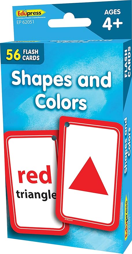 Teacher Created Resources Shapes and Colors Flash Cards (EP62051) Medium