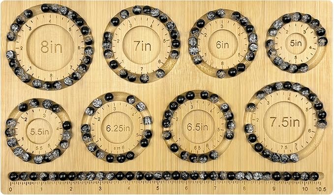 Petoysoso Bead Boards for Jewelry Making, Bamboo Beading Board for Jewelry Bracelet Making, Bracelet Bead Board, Bracelet Bead Board for Bracelet, Jewelry Making Supplies,DIY Bead Tray Bracelet Tray