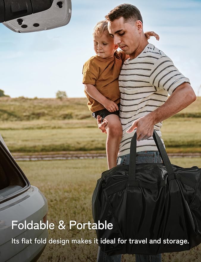 besrey Baby Backpack Carrier, Toddler Hiking Backpack with Safety 3-Height Seat, Adjustable Straps&Waist Belt, Foldable Frame Lightweight Large Capacity Child Carrier for Hiking (Klevin Blue)