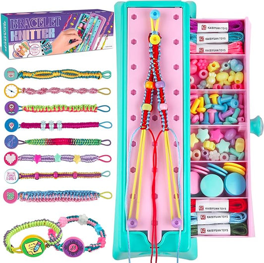Arts and Crafts for Kids Age 8-12, Friendship Bracelet Making Kit for Girls, DIY Jewelry String Maker Kit Toys, Bracelets Maker Craft, Christmas Birthday Gifts for Ages 6 7 8 9 10 11 12 Year Old