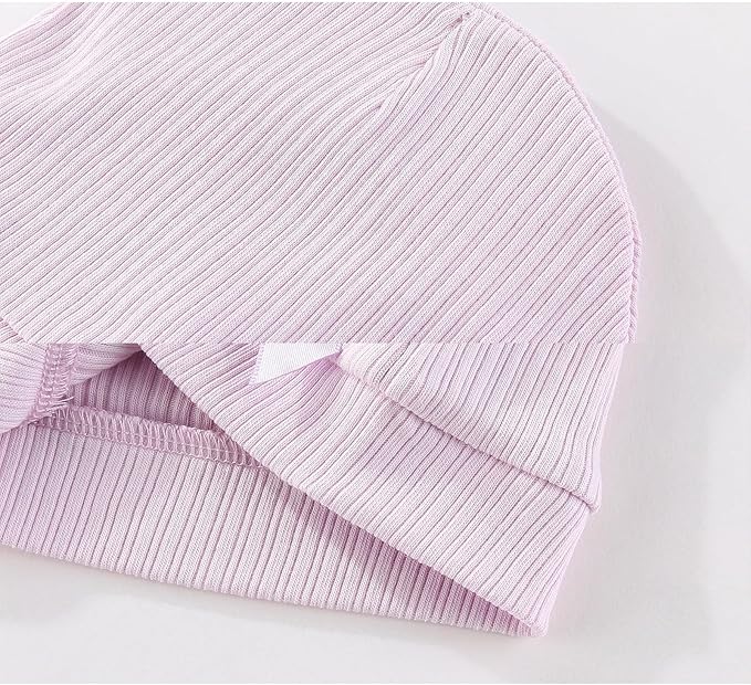 Newborn Baby Boy Girl Caps Mittens Socks Set Cotton Baby Essentials Accessories (Hats+Gloves+Socks)